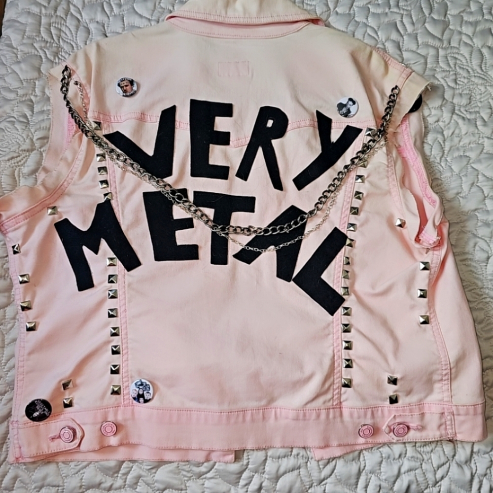 Very metal pink vest